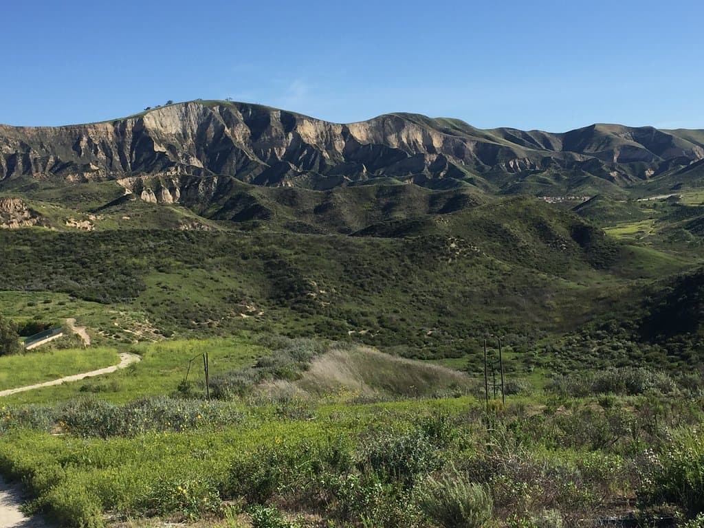 Vista of White Face mountain from Big Sky trail