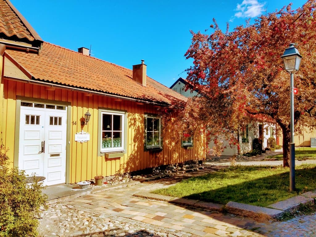 very cozy buildings.
