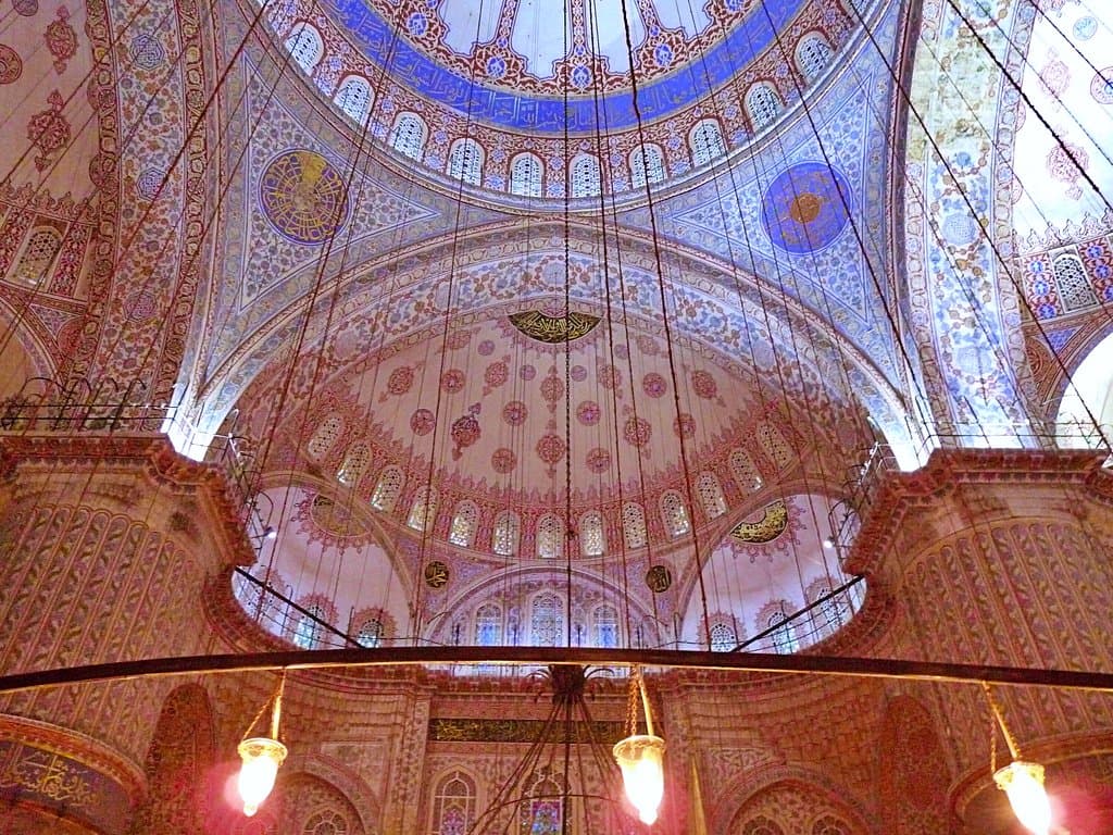 Blue Mosque, Istanbul. We stayed inside for about 2 hours to feel the atmosphere
