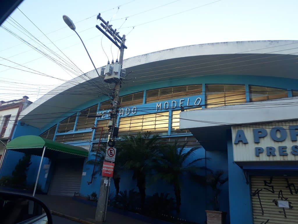 Fachada principal Mercado modelo Limeira
