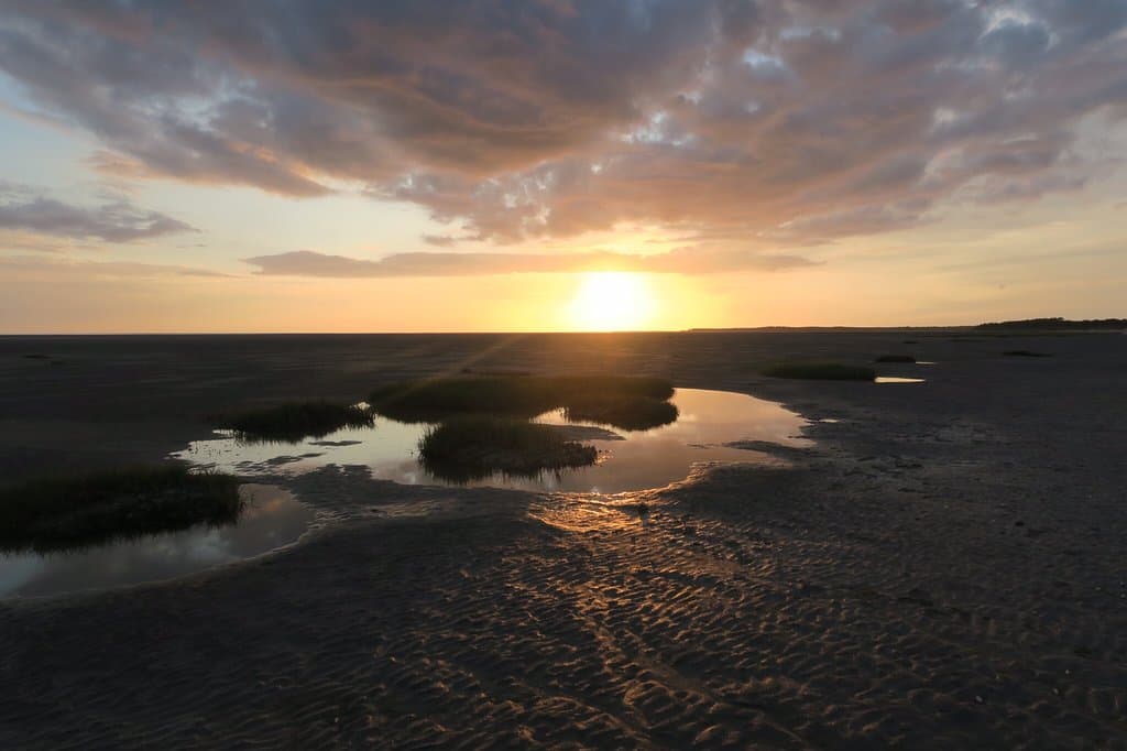 Le Crotoy Harbor and Beach