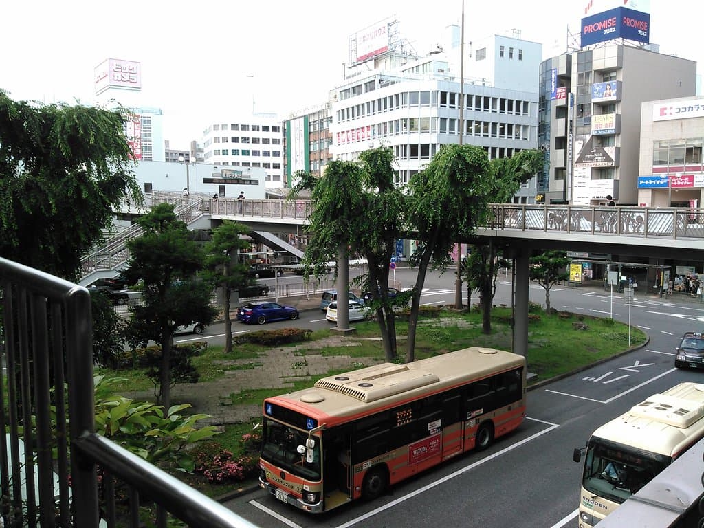 藤沢駅･南口🚶ペデストリアンデッキ🚶より👀(6.12金)