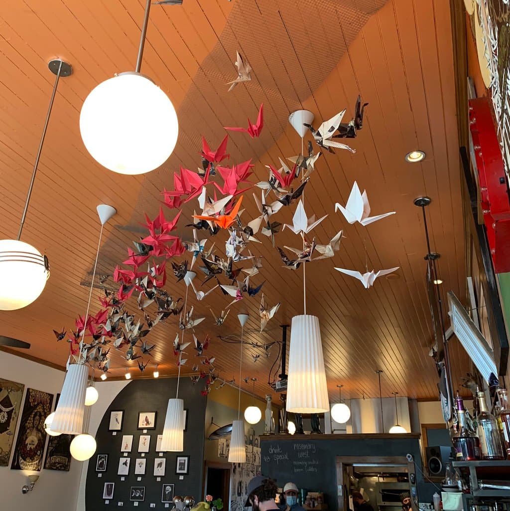 Unique atmosphere and menu. We enjoyed the Quebec sandwich and the Weekend in Mykonos salad. The salad did not have lettuce, but was delicious nonetheless!  The coconut ginger fizz was a refreshing drink choice.  Would come back again!