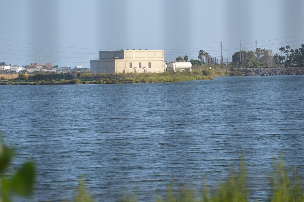 View from unpaved, wider east side trail...