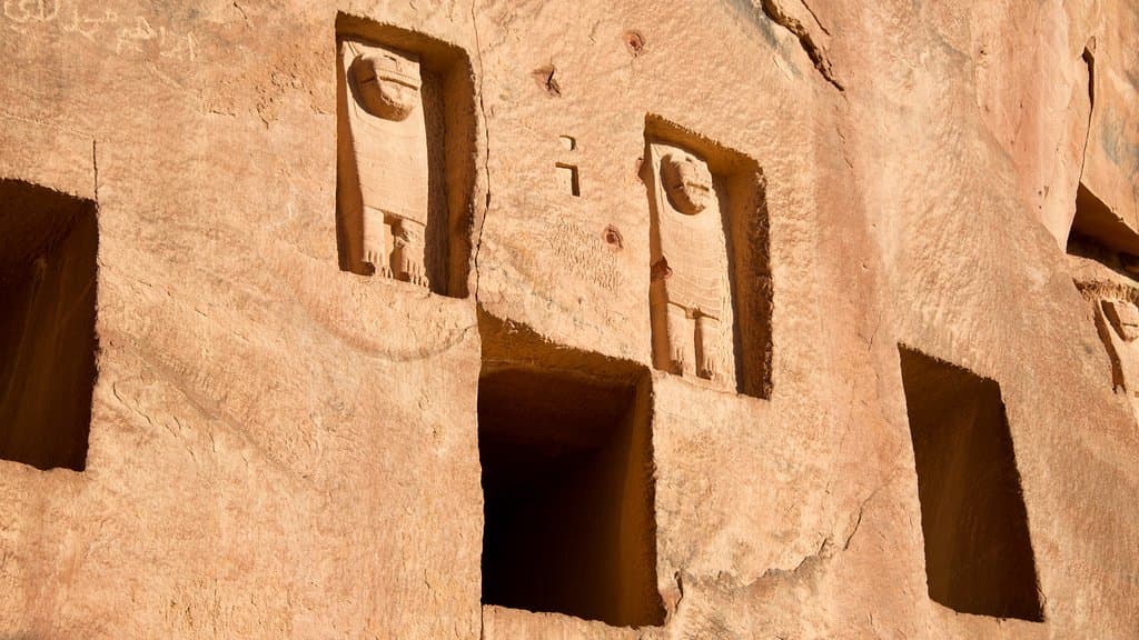 AlUla was also capital of the ancient kingdoms of Dadan and Lihyan from at least around the 8th century BCE until the early 1st century BCE. The necropolis of the Lion Tombs is the standout feature of this site.