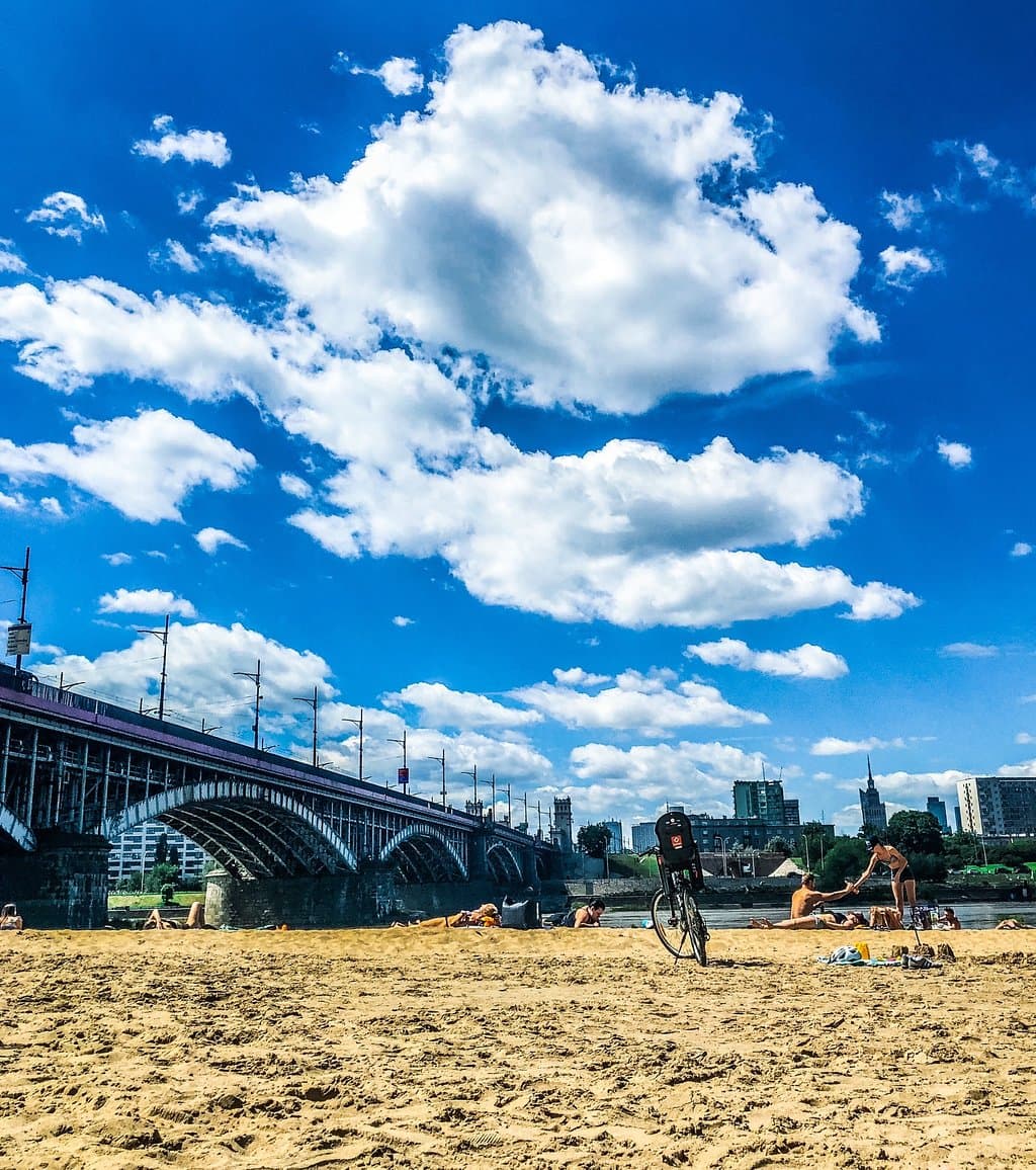 Plaża w lipcu