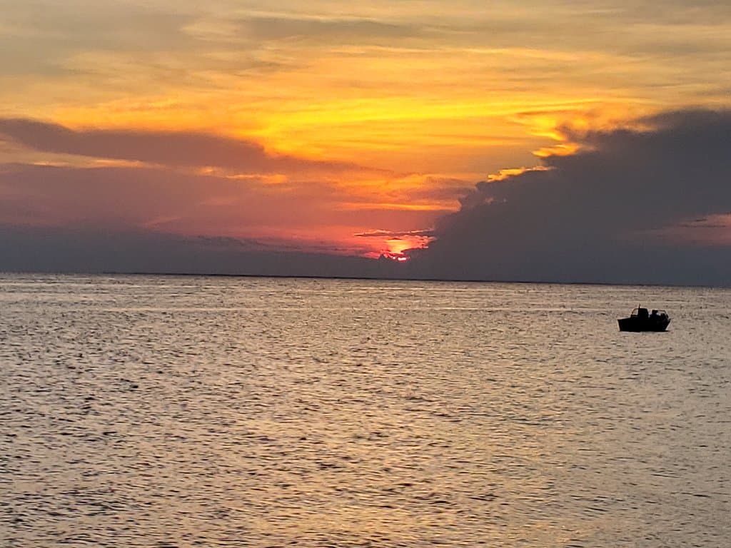 Sunset over Green Bay