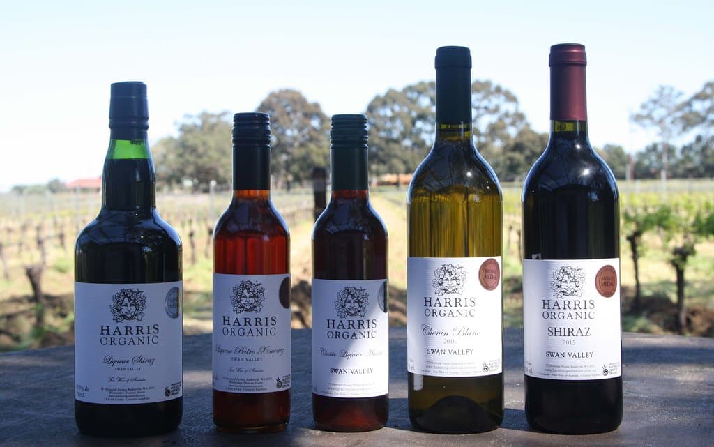 Harris Organic Wine and Spirits are Perth's only winery and distillery in Perth's Swan Valley, in Western Australia. The wines are all award winners.
