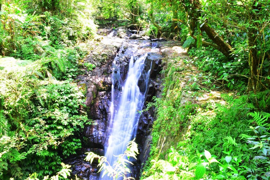 林美步道中的小瀑布