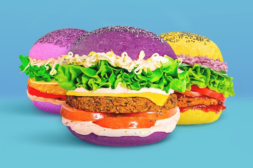 Burger colorati e gustosi!