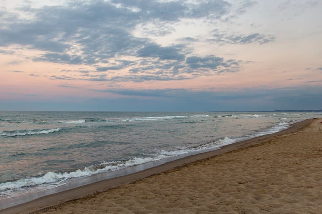 La Playa di sera....