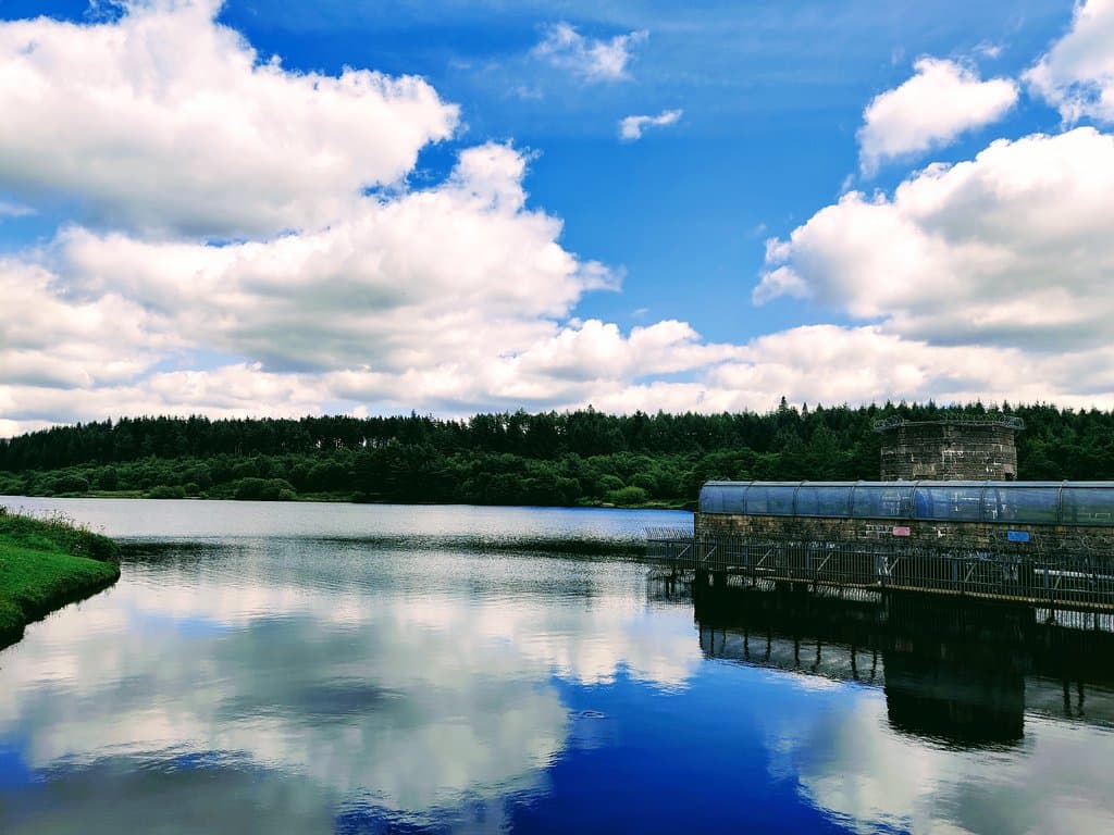 beautiful day to explore Cod Beck Reservoir