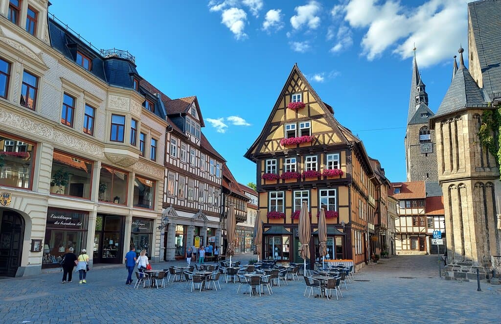 Quedlinburg marktplatz