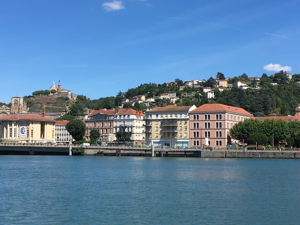 Vienne depuis Sainte-Colombe, Rhône