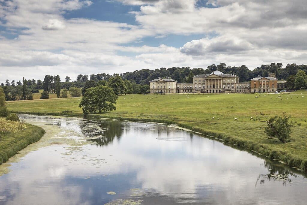 Kedleston Hall and parkland in Derbyshire is cared for by the National Trust
