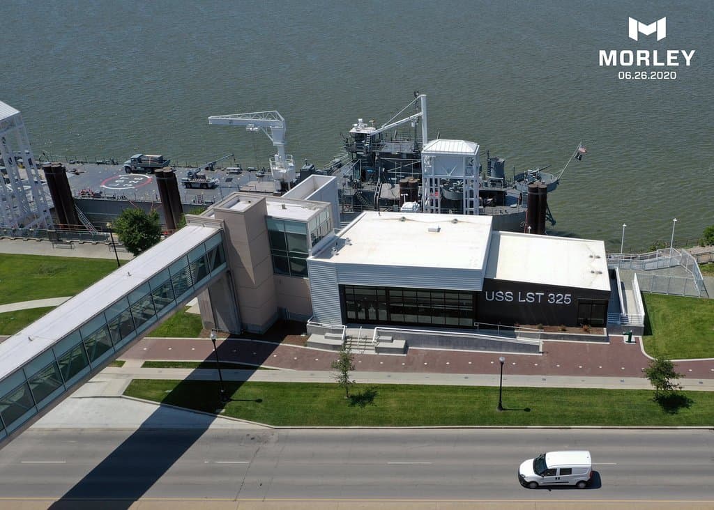 LST Memorial's new Visitor Center and mooring facility.