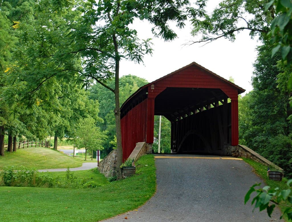 The covered bridge is only a part of the charm of this park!