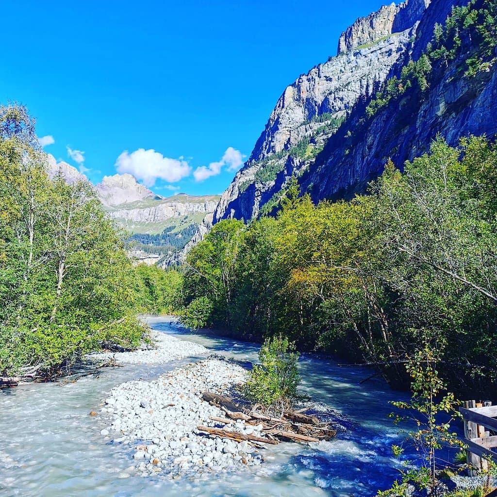 Schöner Fluss im Gasterntal