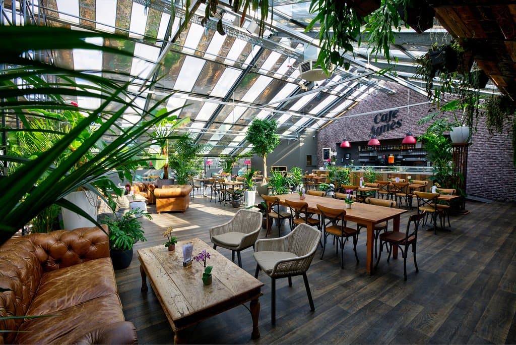 Le nouveau Café Agnès, au coeur de la serre tropicale chez Schilliger à Gland