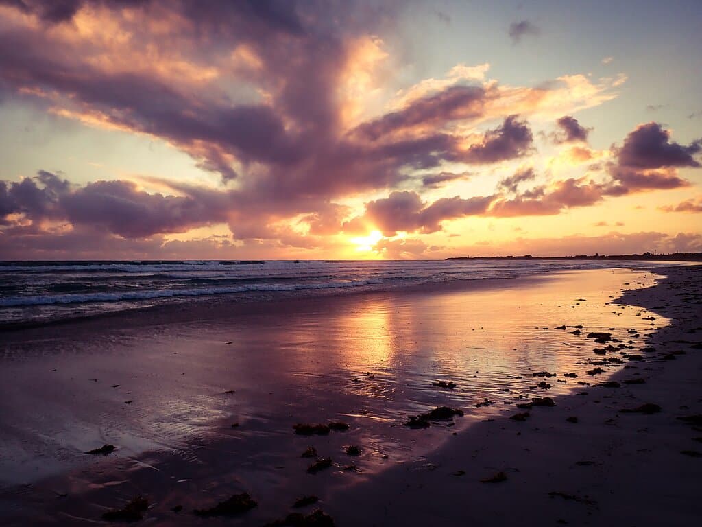 Sunset at Tarcoola Beach