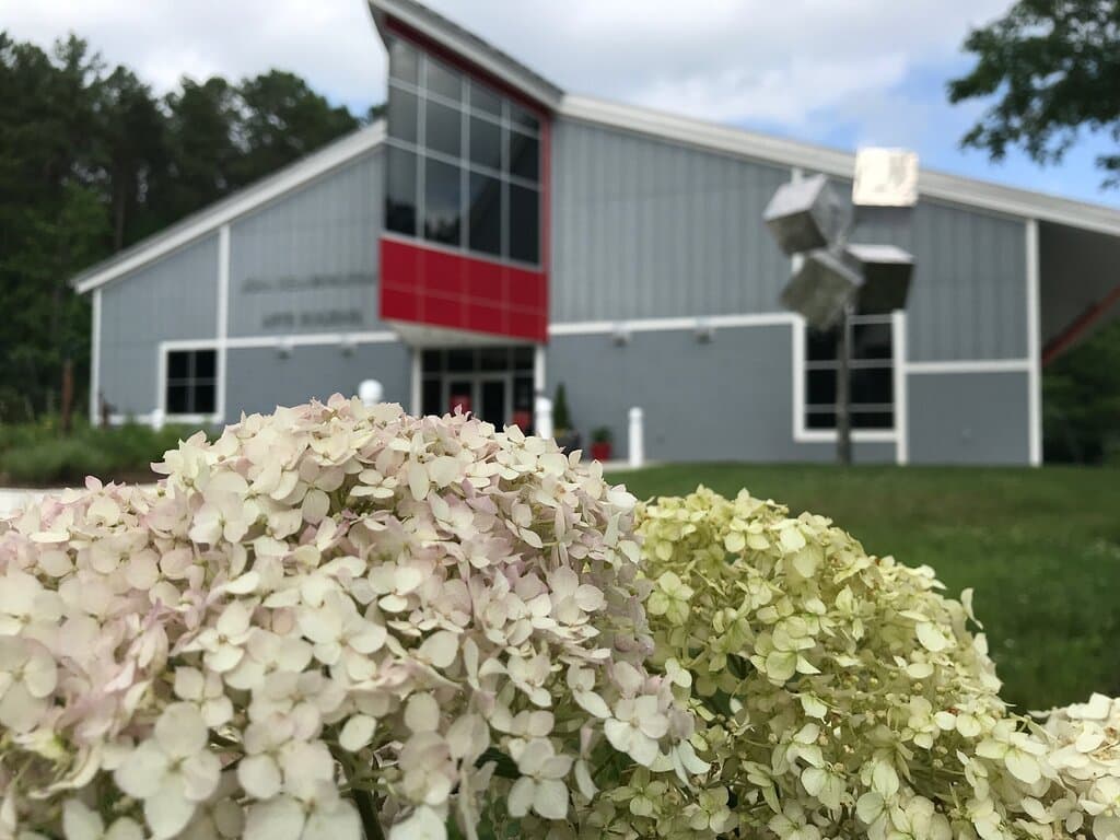 Annmarie Sculpture Garden's Murray Arts Building features two galleries with rotating exhibits with works from regional as well as national artists.