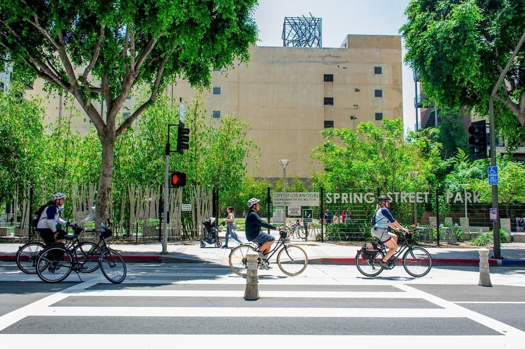 Spring Street Bike Lanes