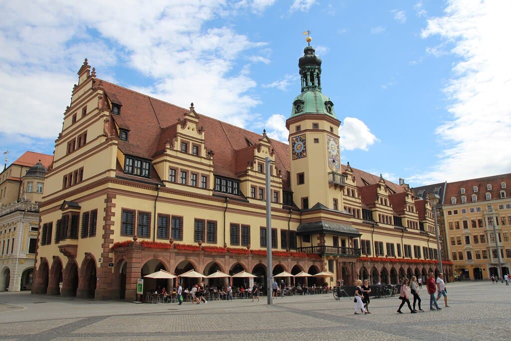 The old town hall of the trade fair city is one of the most important secular buildings of the German Renaissance.