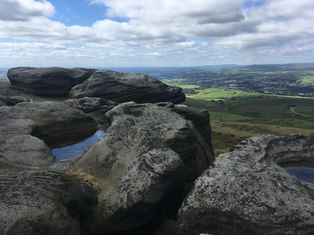 View from the top of the rocks