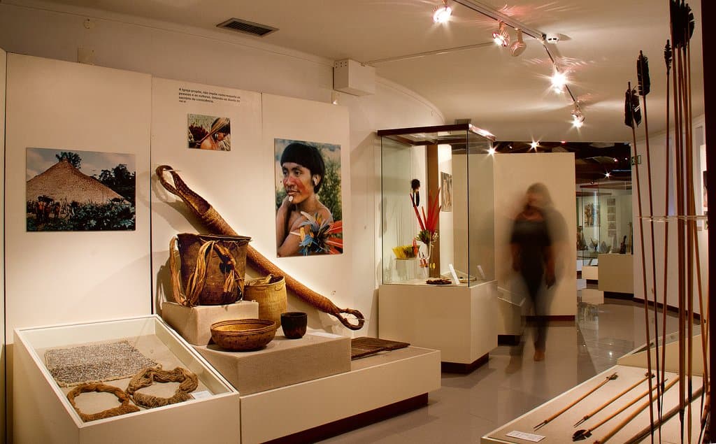 Etnographic hall (Brazil, Amazon)