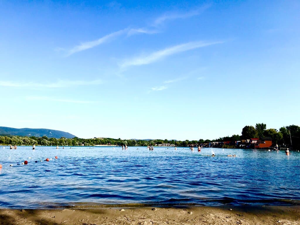 Reggeli látkép, amikor még csak alig vannak a strandon :)