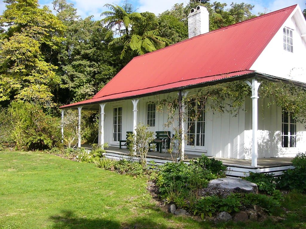 Hurworth Cottage with bush behind