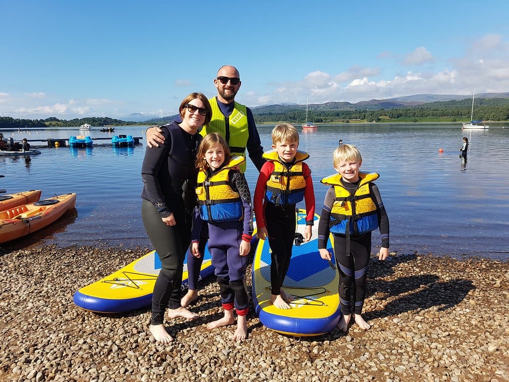Great family days out here at Loch Insh Outdoor Centre