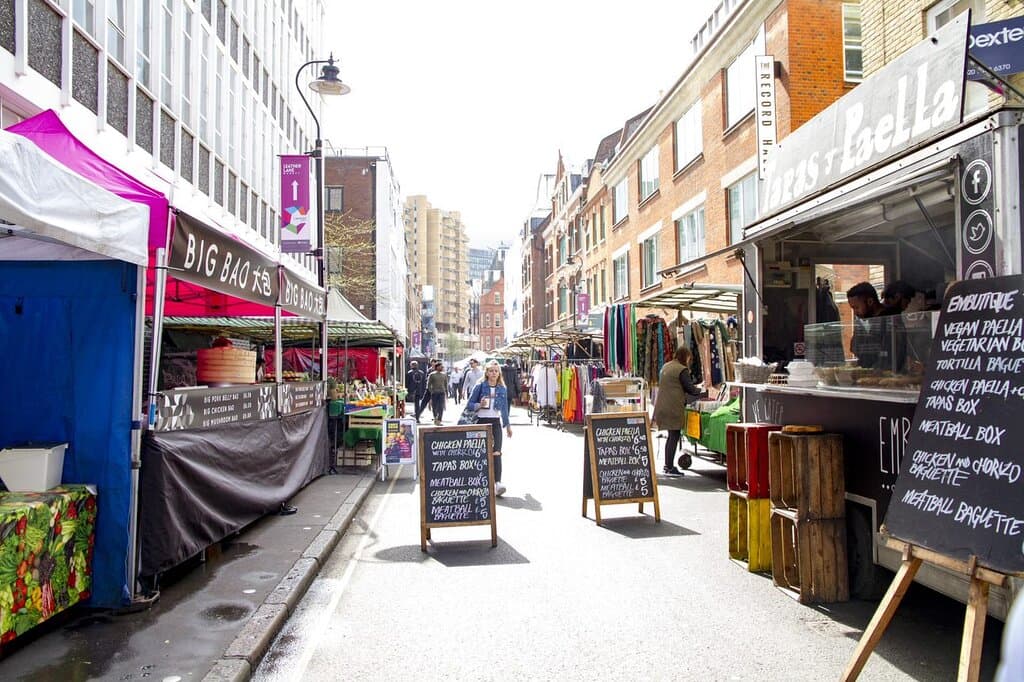 Leather Lane Market London