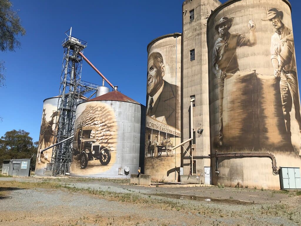 St James Silo Art