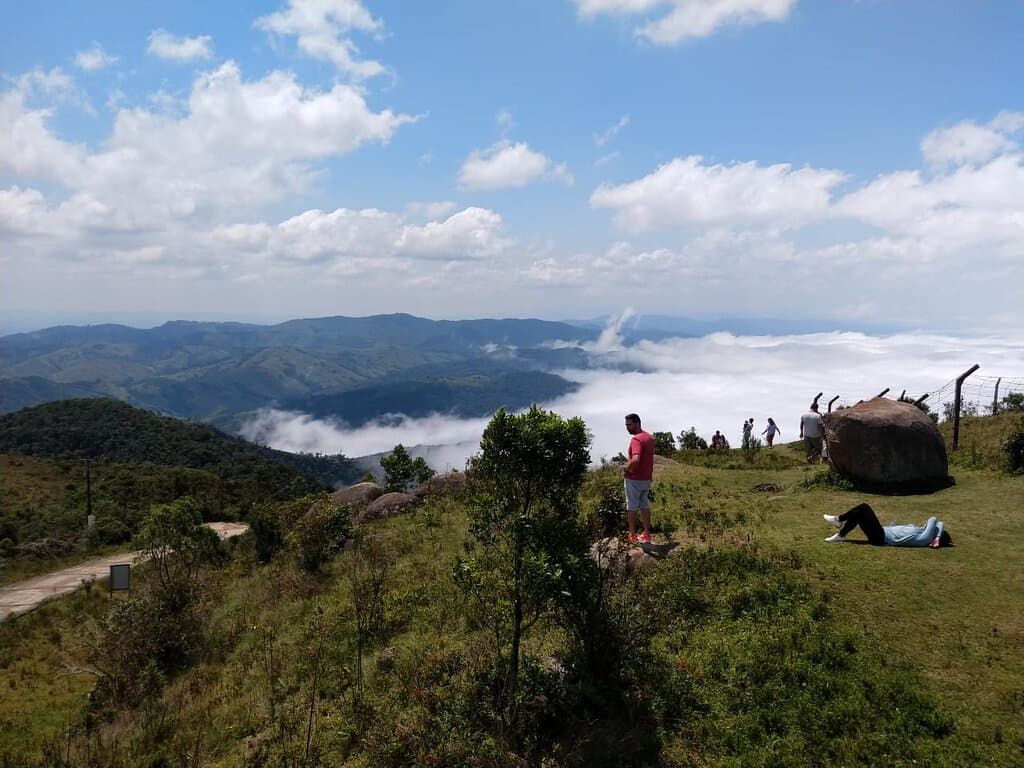 Pessoas no Mirante