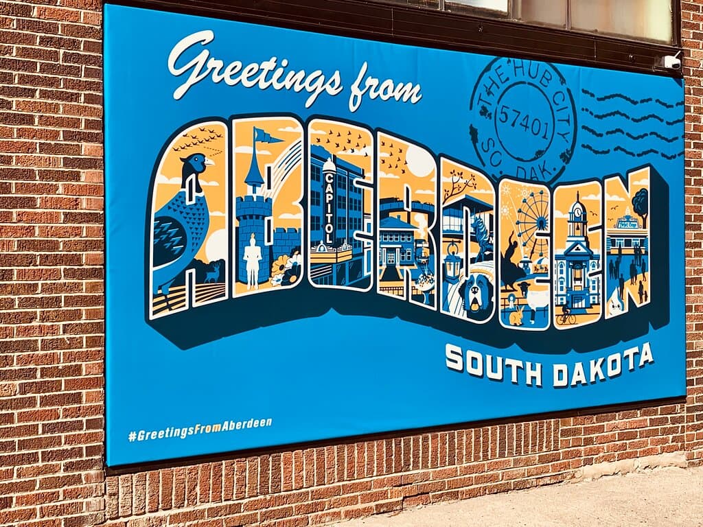 Greetings from Aberdeen Mural