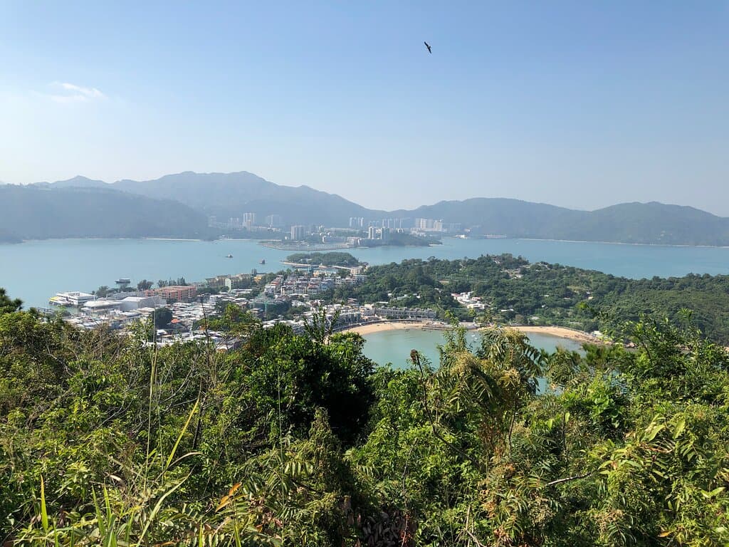 View from Finger Hill while standing on the concrete block