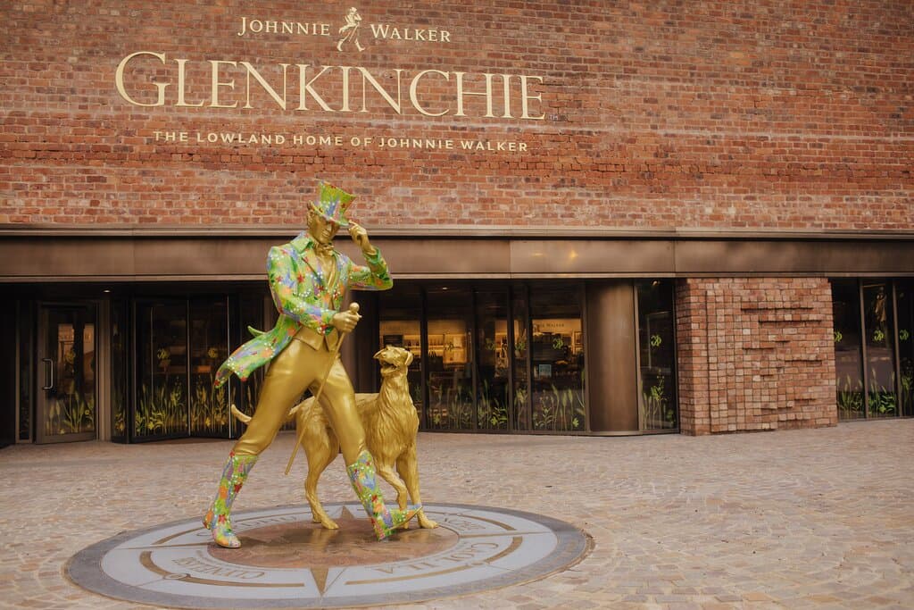 Entrance to Glenkinchie, the Lowland Home of Johnnie Walker. 