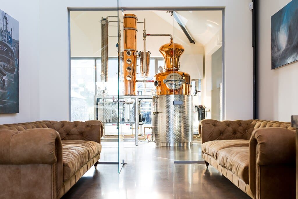 Provident; our 450 litre copper still was built to our specifications by world class still manufacturer Arnold Holstein.
