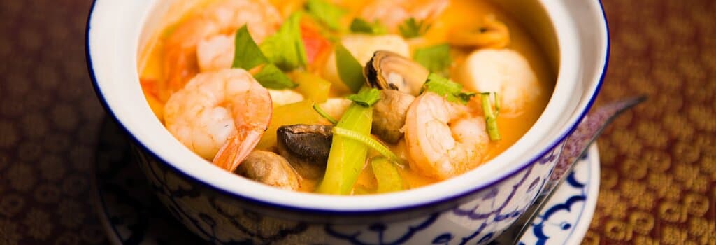 Does this shrimp filled soup not make your mouth water?
