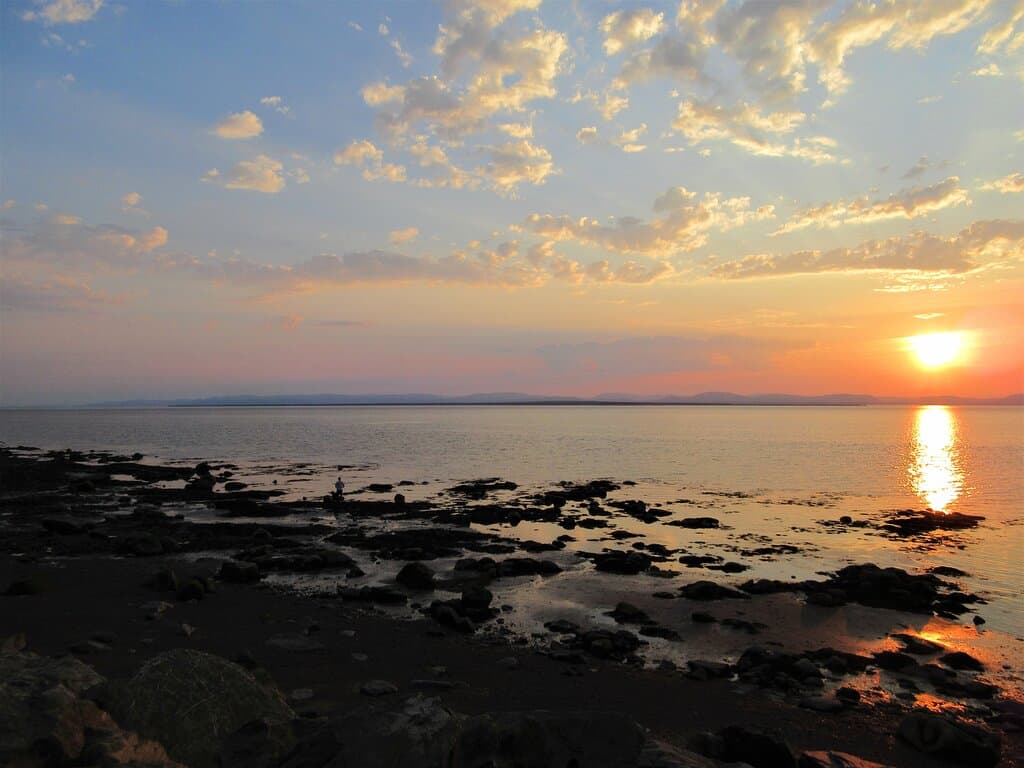 Superbe coucher de soleil, juillet 2020