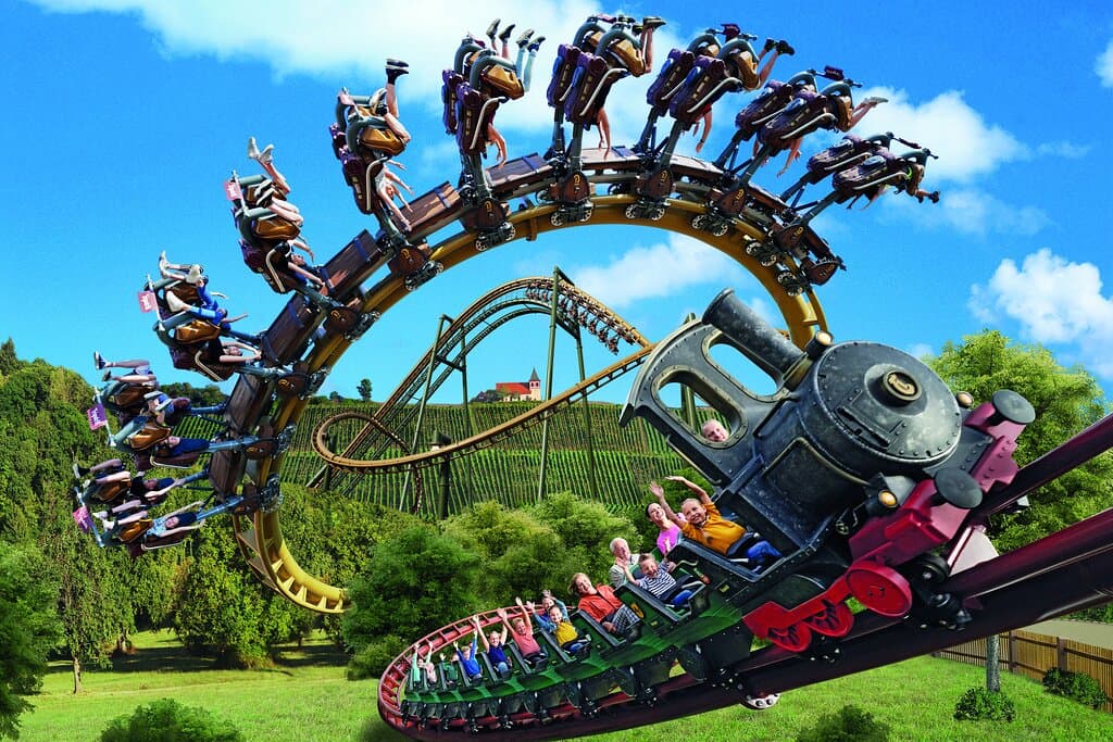 Neu: die Achterbahnen "Volldampf" & "Hals-über-Kopf"