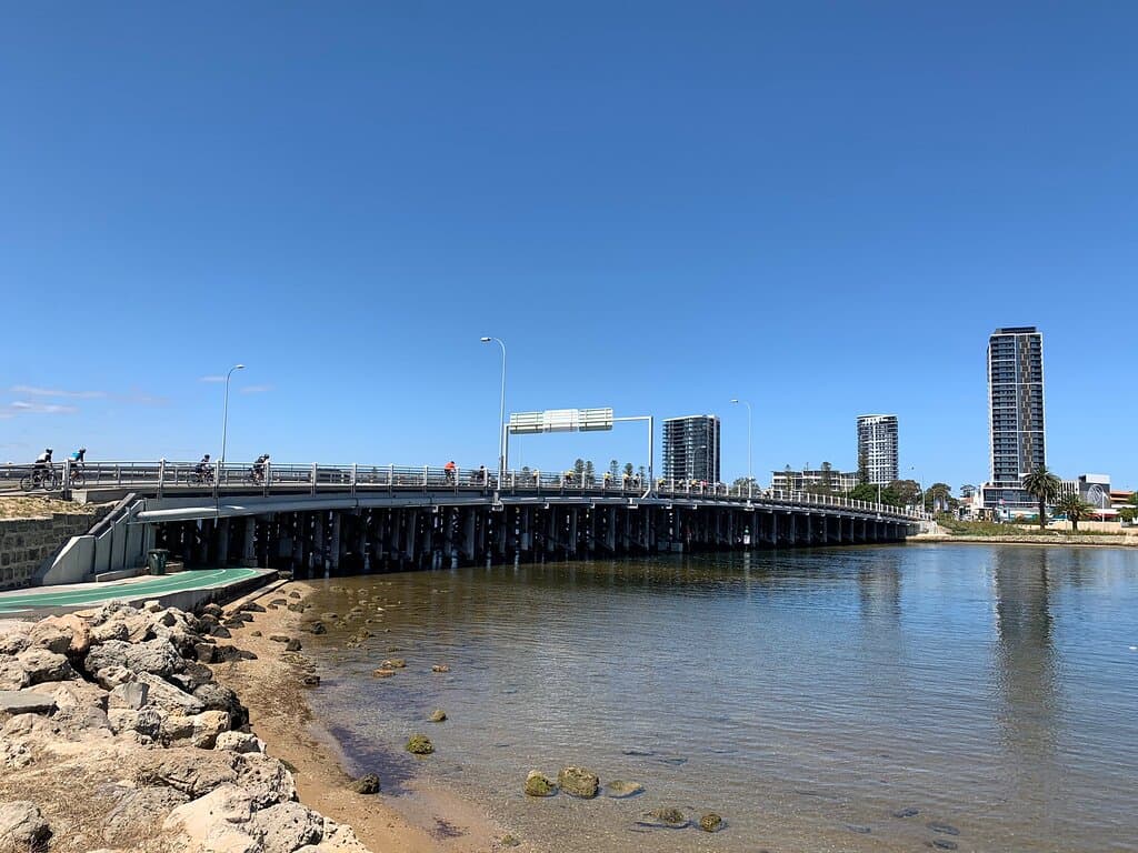 Great artwork under Canning Bridge