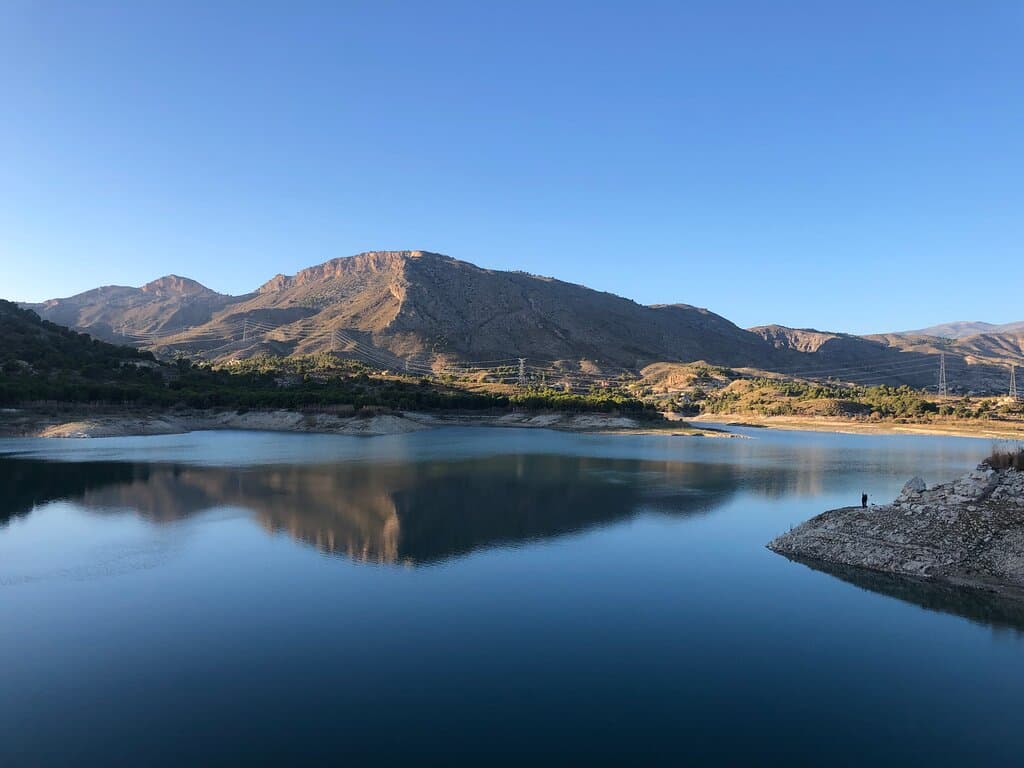 Amadorio Reservoir Alicante Spain