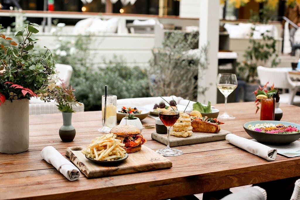 Fresh, healthy bites as well as more decadent fare including specialty cocktails.