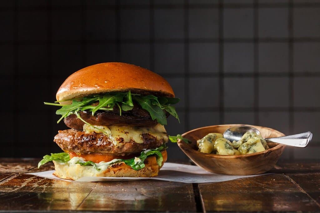 Classic Double Bull Burger.