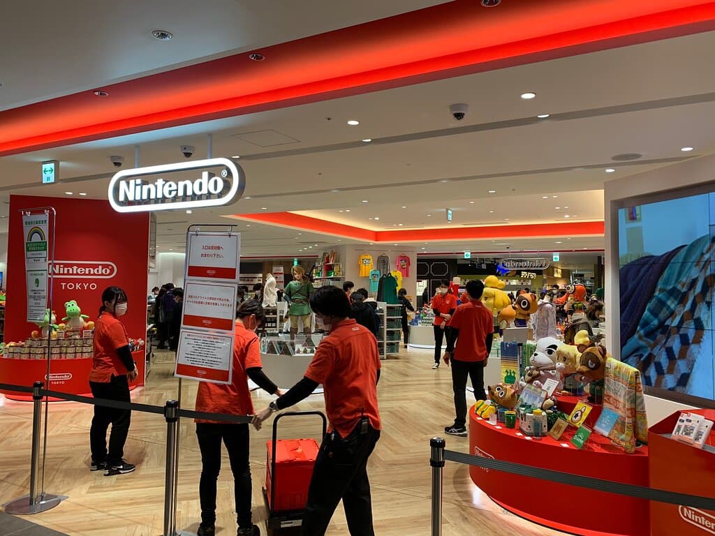 Explore the Nintendo Store Tokyo