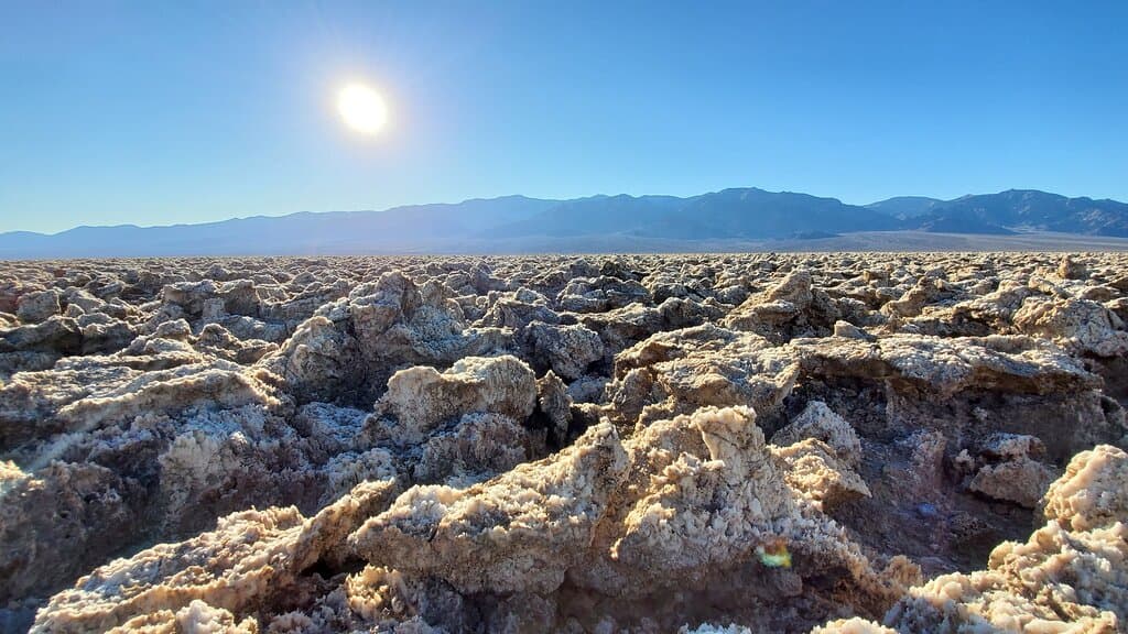 Devil's Golf Course and Artist's Palette Death Valley