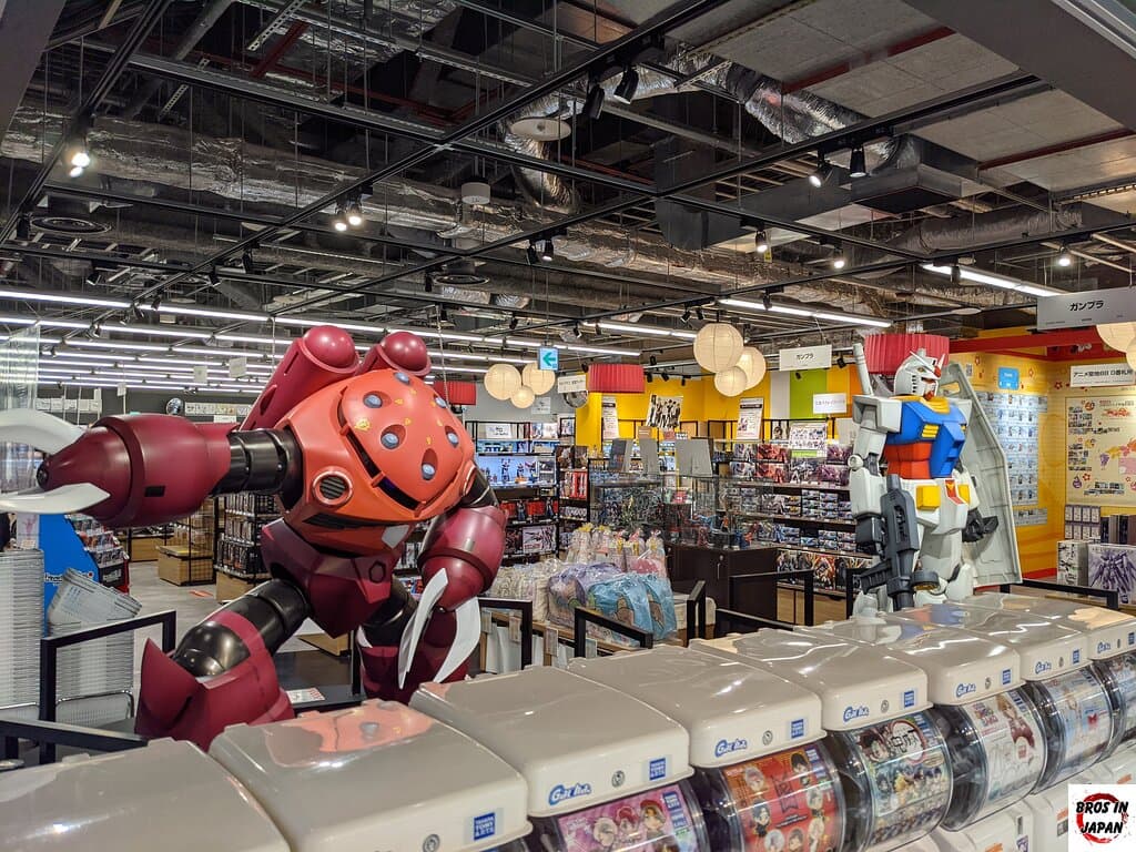 In the first area you will find merchandise from your favorite anime.