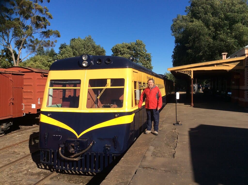 Getting ready to ride the rails